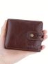 Fashion Vintage Men Wallet Pu Short Design Credit Card Holder Purse