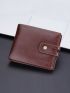 Fashion Vintage Men Wallet Pu Short Design Credit Card Holder Purse