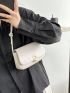 Small Crossbody Bag Solid Color Flap Fashion Style