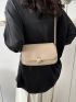 Small Crossbody Bag Solid Color Flap Fashion Style