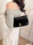 Small Crossbody Bag Solid Color Flap Fashion Style