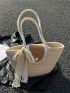 Large Beach Bag, Straw Bag, Beach Handbag, Woven Shoulder Bag