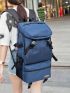 Release Buckle Decor Functional Backpack