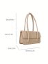 New Fashion Pu Shoulder Women Underarm Bag Crocodile Pattern Handbag Shoulder Bag