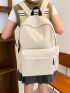 Fashion Casual Solid Color Functional Backpack Medium