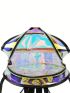 Fashionable Holographic Alien Design Backpack For Women, Clear Bag