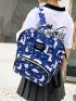 Rabbit Pattern Classic Backpack Waterproof Adjustable Strap