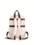 Medium Classic Backpack Metal Decor Preppy