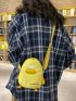 Mini Cartoon Duck Design Novelty Bag Cute Adjustable Strap For Daily