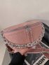 Chain Waist Bag Women Fanny Pack Female Pu Chest Bag Women's Shoulder Crossbody Bag