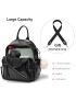 Vegan Leather Mini Backpack Cute Convertible Small Shoulder Bag for Girls Women