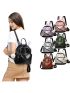 Vegan Leather Mini Backpack Cute Convertible Small Shoulder Bag for Girls Women