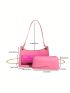 Minimalist Baguette Bag Zipper With Inner Pouch Trendy & Waterproof