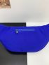 Blue Fanny Pack Minimalist Large Capacity For Daily