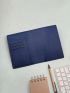 Slim Blue Passport Case Portable Card Holder