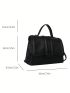 Mini Flap Square Bag Crocodile Embossed Minimalist Black