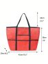 Hollow Polyester Mesh Beach Bag Large Capacity Travel Washing Bag Swimming Storage Bag Minimalist Large Capacity Beach Bag