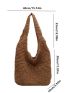 Large Capacity Straw Bag Double Handle Vacation