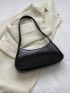 Cute Small Bag Women's New Fashion Simple Handbag One Shoulder Underarm Bag Crocodile Women's Small