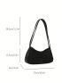 Cute Small Bag Women's New Fashion Simple Handbag One Shoulder Underarm Bag Crocodile Women's Small