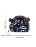 Small Fanny Pack Geometric Pattern Fashion Style