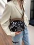 Small Fanny Pack Geometric Pattern Fashion Style