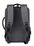 Minimalist Laptop Backpack Medium Zipper Gray For Business With USB Charging Port