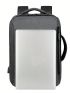 Minimalist Laptop Backpack Medium Zipper Gray For Business With USB Charging Port