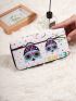 Cartoon Graphic Long Wallet Zipper Cute