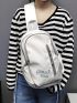 Waterproof Nylon Casual Women Chest Bag Multi-Function Crossbody Bag