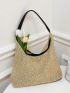 Polyester Hobo Bag Vacation Zipper For Summer