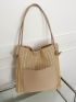 Khaki Straw Bag Vacation Magnet Paper