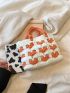 Two Tone Crochet Bag Heart Pattern Vacation