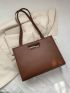 Fashionable Summer Solid Color Women's Multi Use Tote Bag Handbag Shoulder Bag