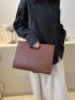 Fashionable Summer Solid Color Women's Multi Use Tote Bag Handbag Shoulder Bag