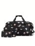 3pcs Bag Set Travel Bag Double Handle Square Bag Cartoon Print