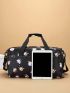 3pcs Bag Set Travel Bag Double Handle Square Bag Cartoon Print