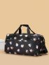 3pcs Bag Set Travel Bag Double Handle Square Bag Cartoon Print