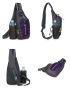 Outdoor Sports Sling Bag, Casual Nylon Crossbody Bag, Waterproof Chest Bag With Water Bottle Holder