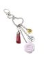 Letter Detail Heart & Tassel Decor Bag Charm Mother's Day Gift For Mom