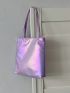 Small Square Bag Holographic Funky PU