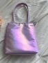 Small Square Bag Holographic Funky PU