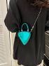 Mini Novelty Bag Triangle Design Minimalist Black