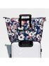 Women Ladies Weekender Bag Muti-pockets Overnight Carry-on Duffel Travel Gym Tote Luggage Duffle with Trolley Sleeve