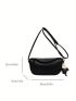 Small Shoulder Bag Solid Color Minimalist Style