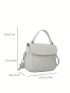 Minimalist Flap Square Bag Fashion Beige