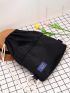 Simple Casual Classic Black Drawstring Backpack