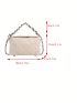 Mini Square Bag Quilted Chain Strap PU Fashionable
