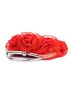 Glamorous Novelty Bag Flower Decor Kiss Lock Satin