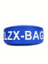 Letter Graphic Hobo Bag Fashion Blue